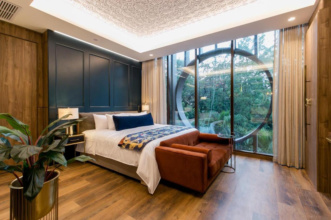 Hotel Marquee Medellín Dış mekan fotoğraf A bedroom at the hotel