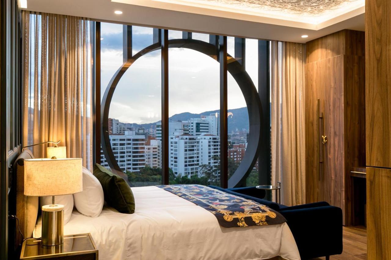 Hotel Marquee Medellín Dış mekan fotoğraf A bedroom at the hotel