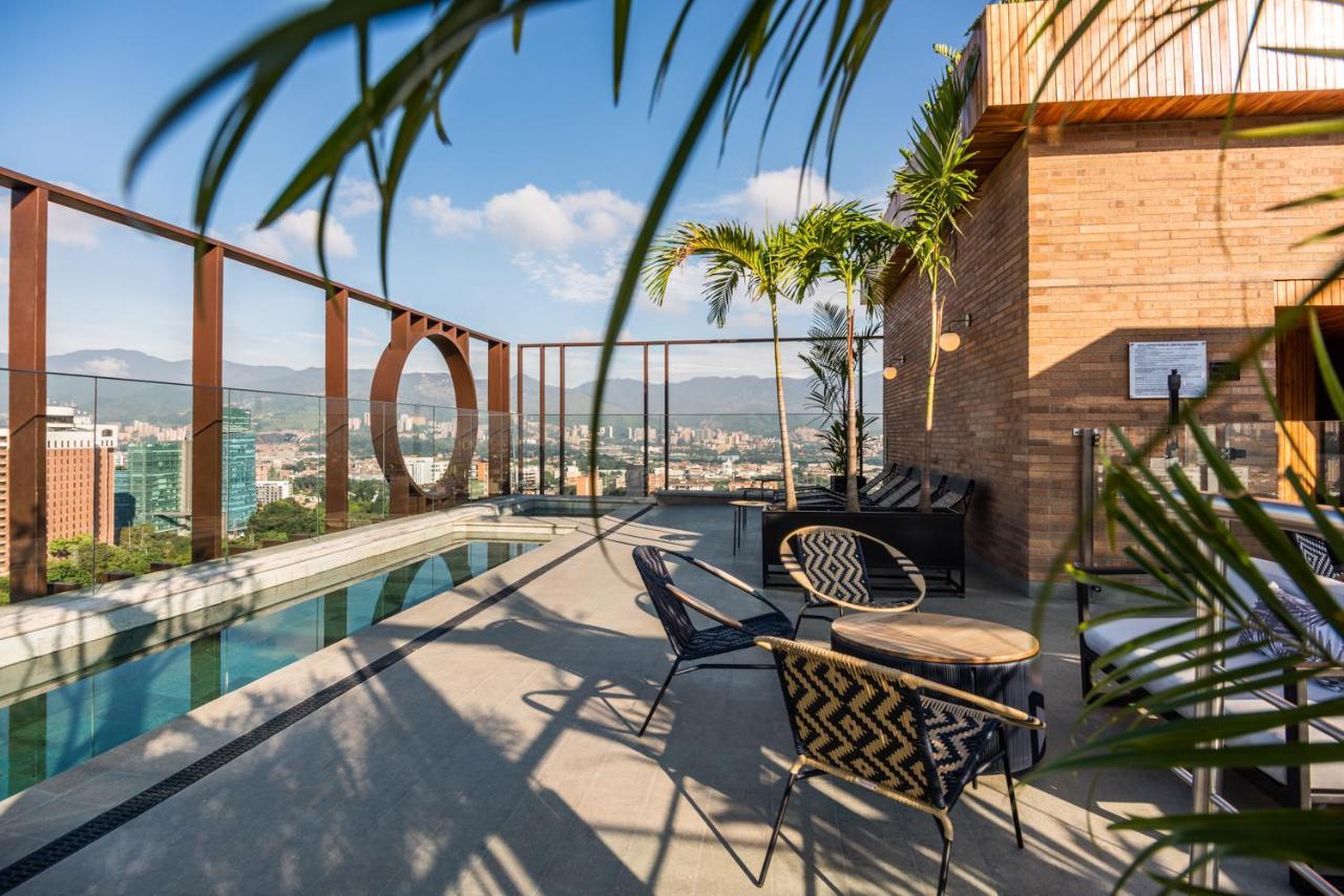 Hotel Marquee Medellín Dış mekan fotoğraf Skyline Rooftop