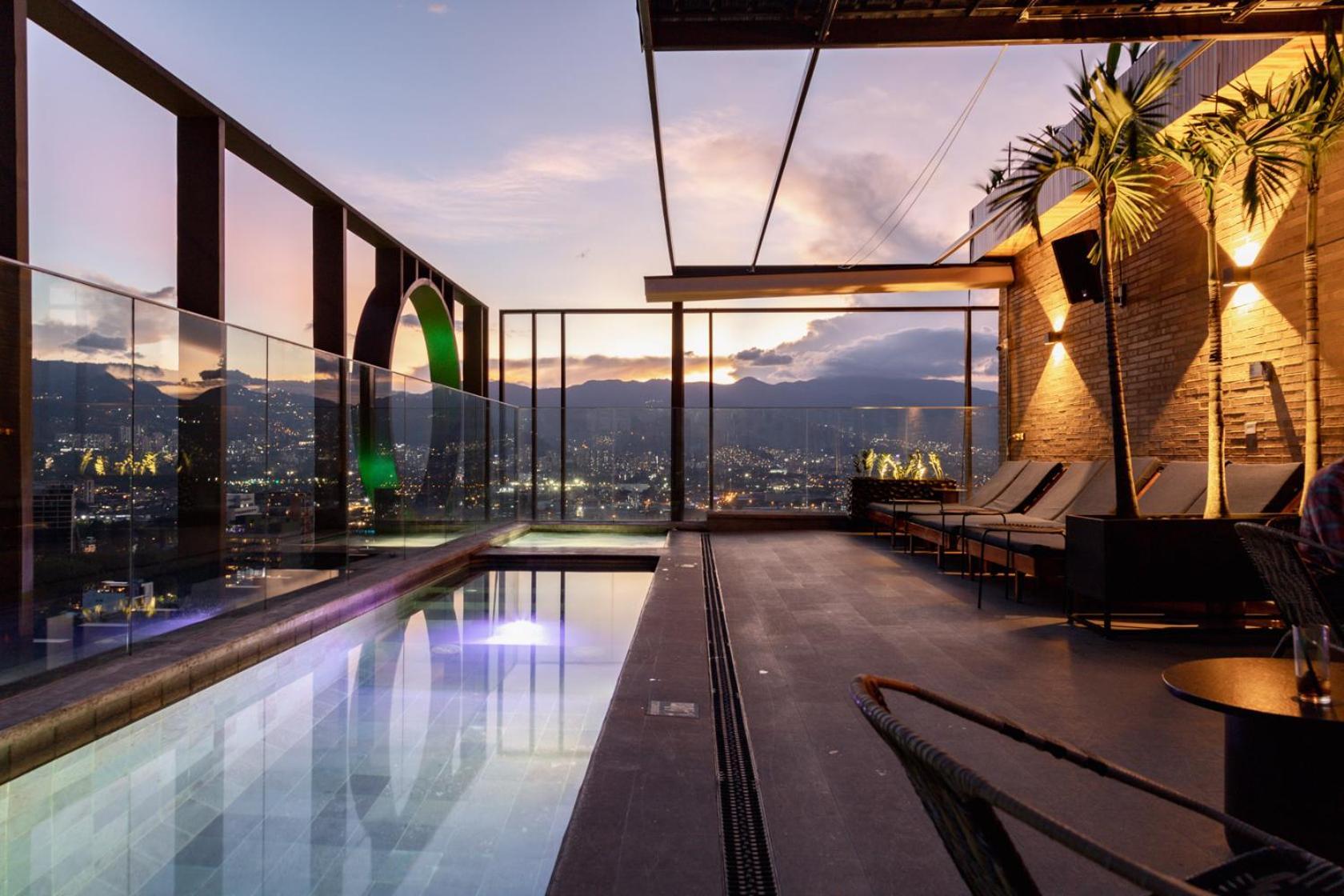 Hotel Marquee Medellín Dış mekan fotoğraf The Sky Bar